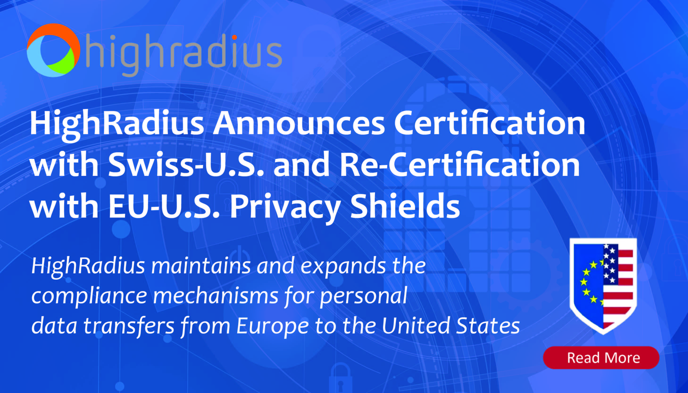 HighRadius Announces Certification with SwissU.S. and ReCertification